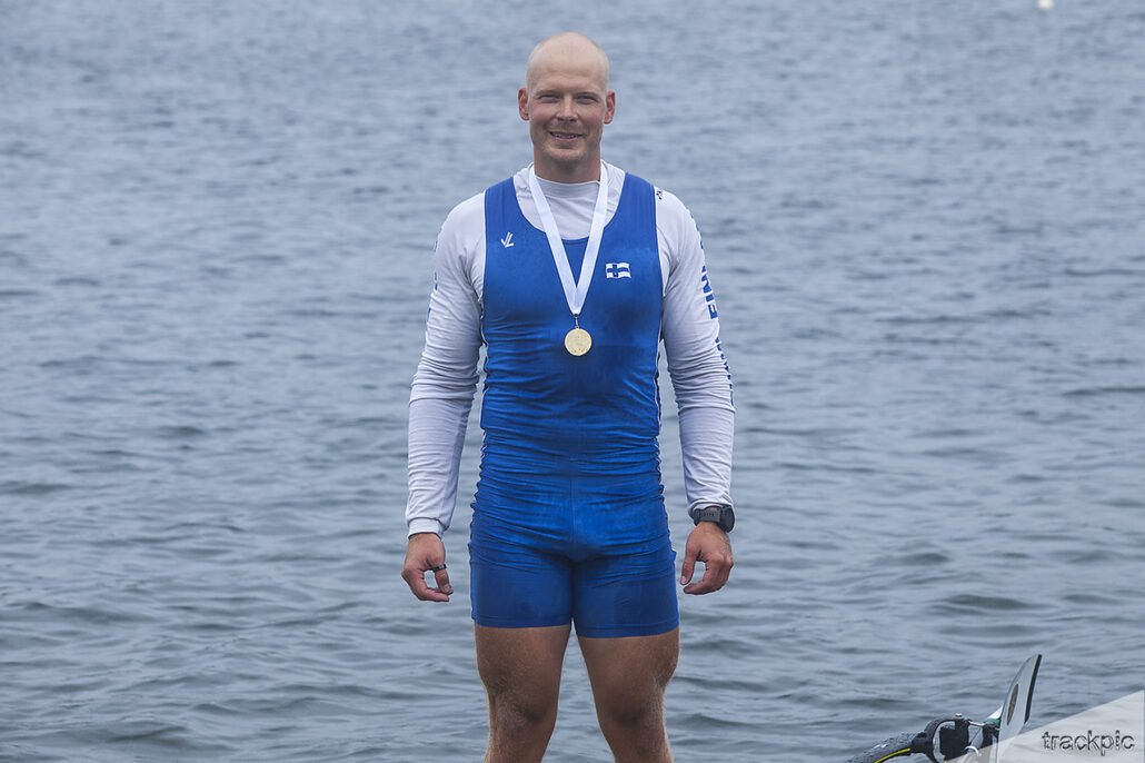 Interview image. Strength Training helps the Finnish Rowing machine Joel Naukarinen to victory.